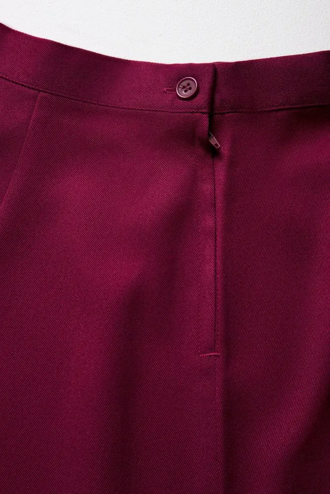 Girls Primary School Skirt Maroon
