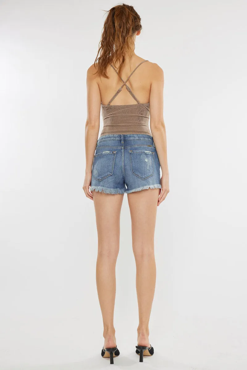 Gizelle Mid Rise Boyfriend Shorts