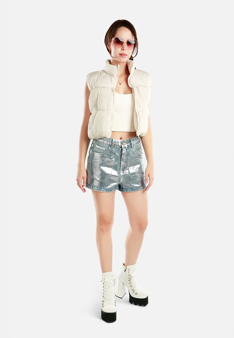 Gleaming Mid-Rise Shorts