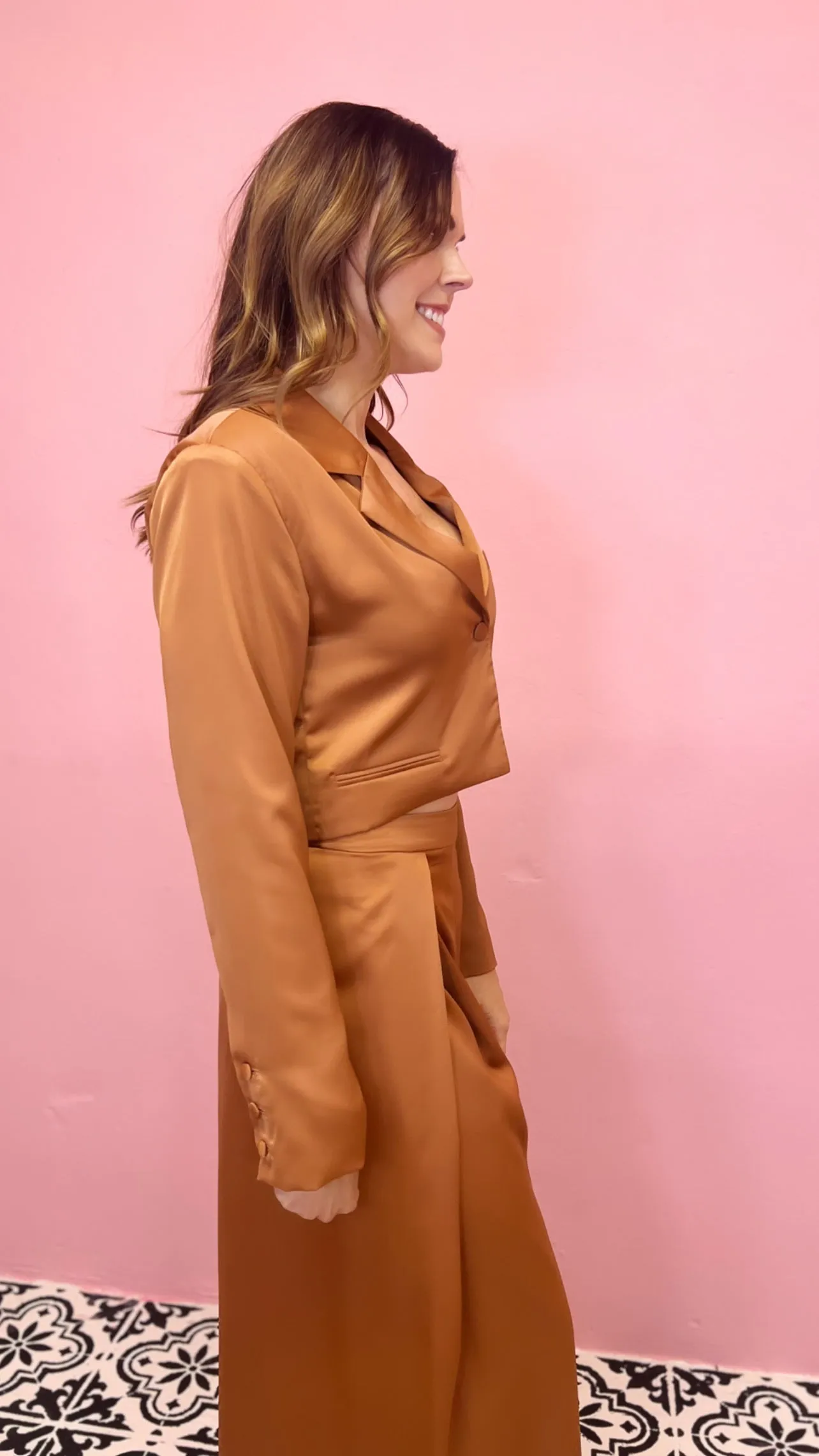 Go To Glam Crop Blazer