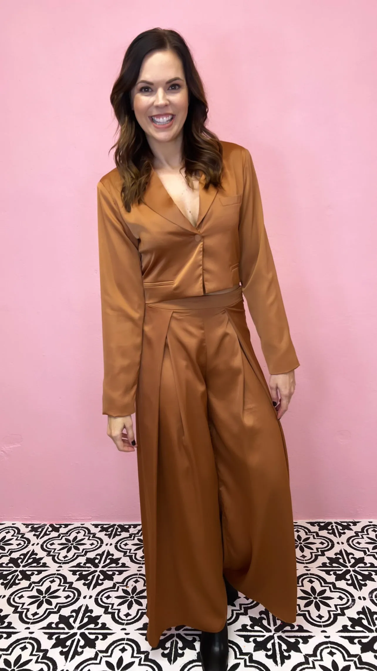 Go To Glam Crop Blazer