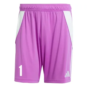 Grimsby Town SC Tiro 24 Goalkeeper Shorts Purple Burst Youth