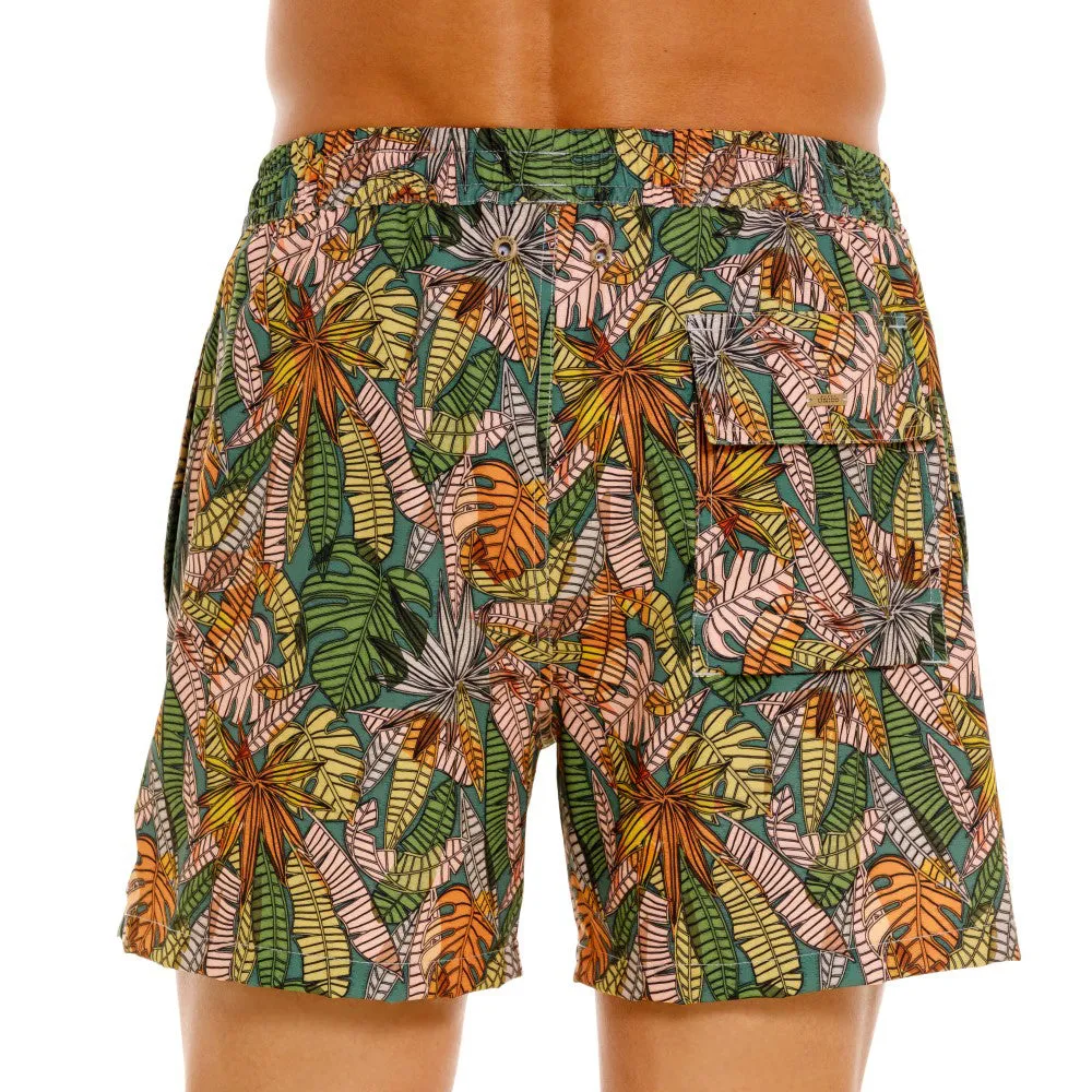 HALF ATRATO BROWN SHORTS