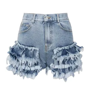 Halo Denim Shorts