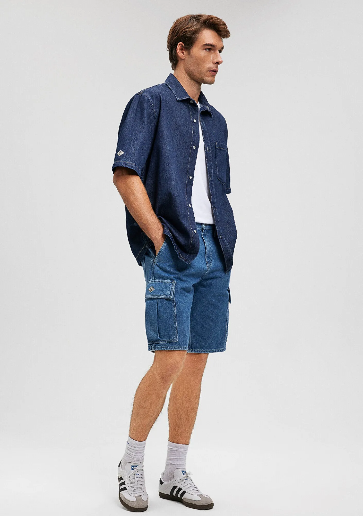 Hamburg Fresh Blue Street Denim Jean Shorts