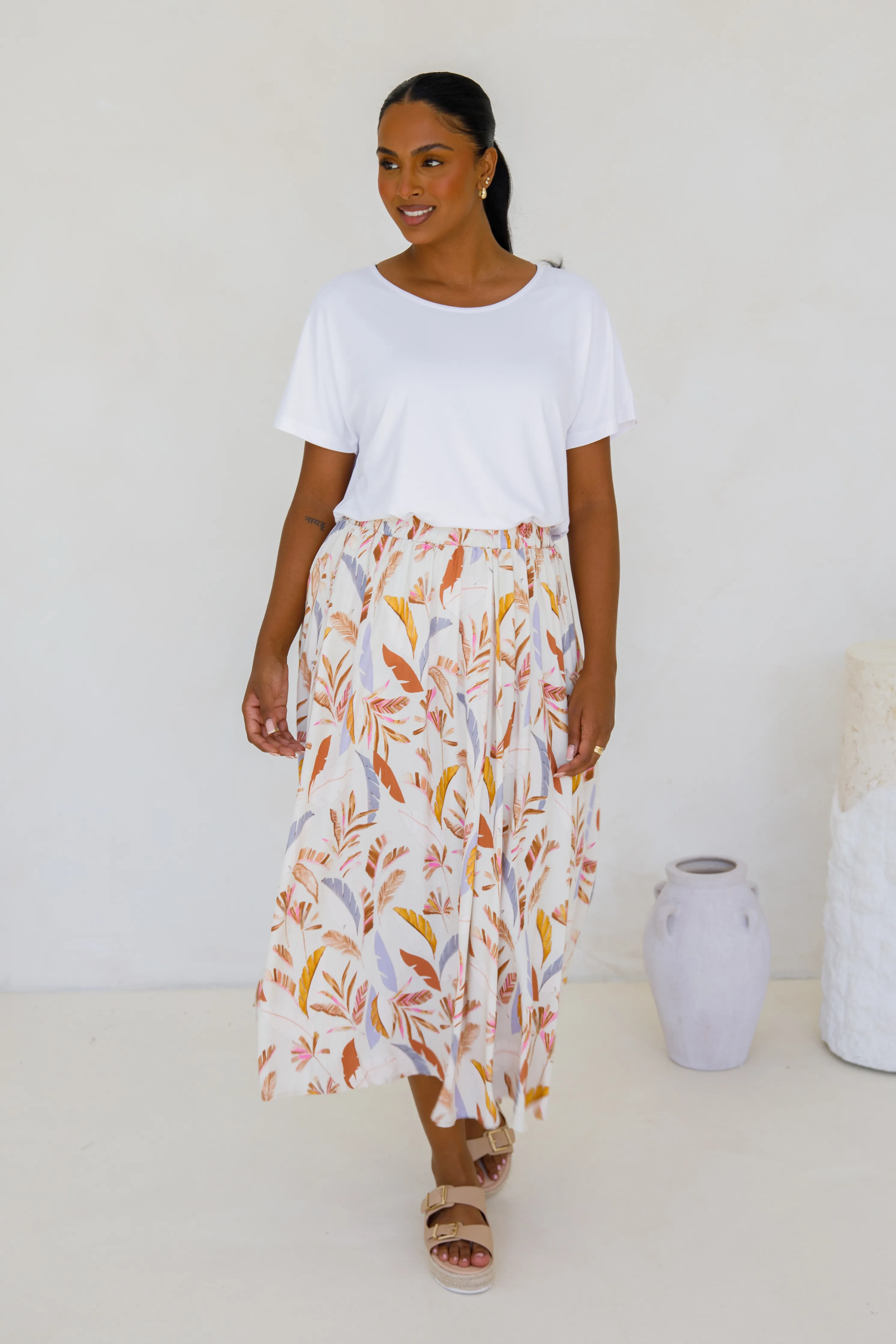Harley Skirt | Light Palmetto