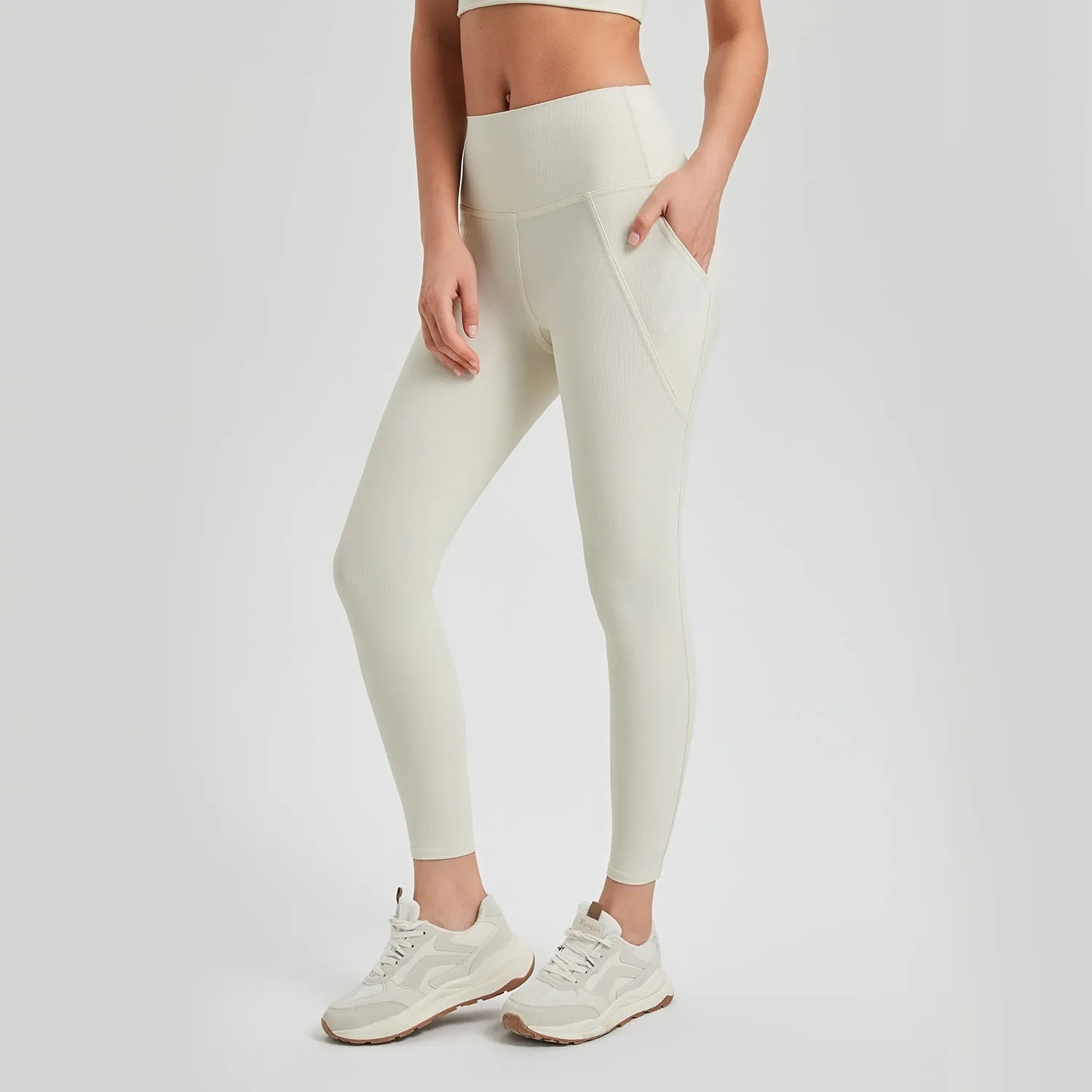 High Waist Peach Hip Lifting Running Sports Leggings