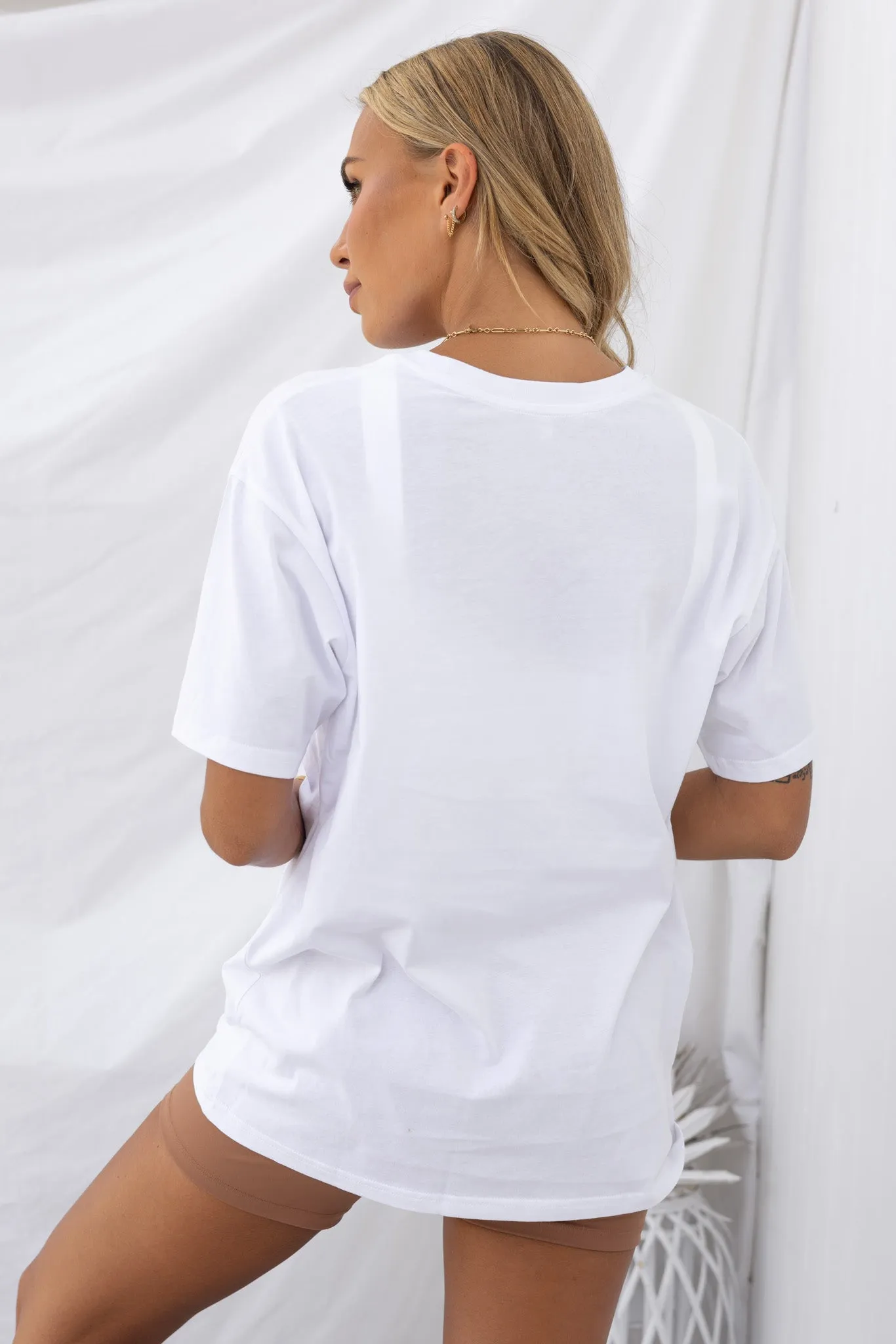 Hollywood 90s Tee - White