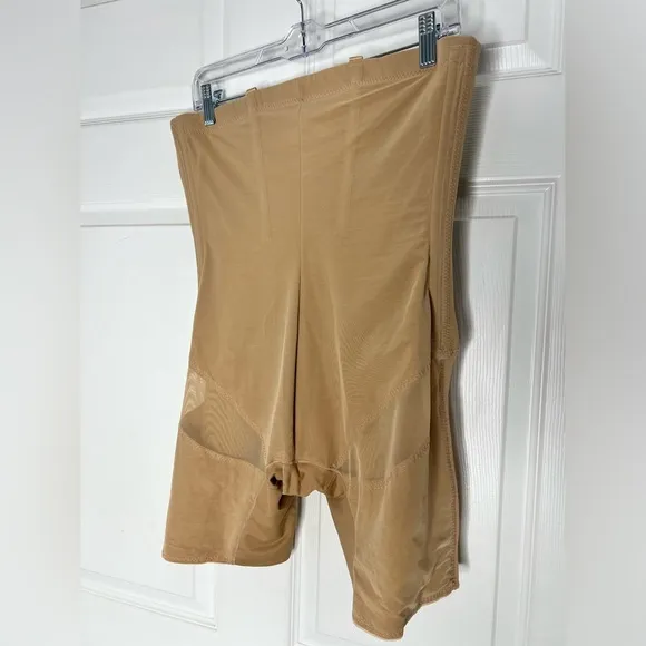 Honey Love SuperPower Short Shapewear in Sand Faja Slim Down Sz 1X