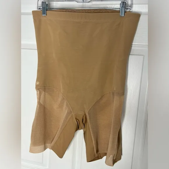 Honey Love SuperPower Short Shapewear in Sand Faja Slim Down Sz 1X