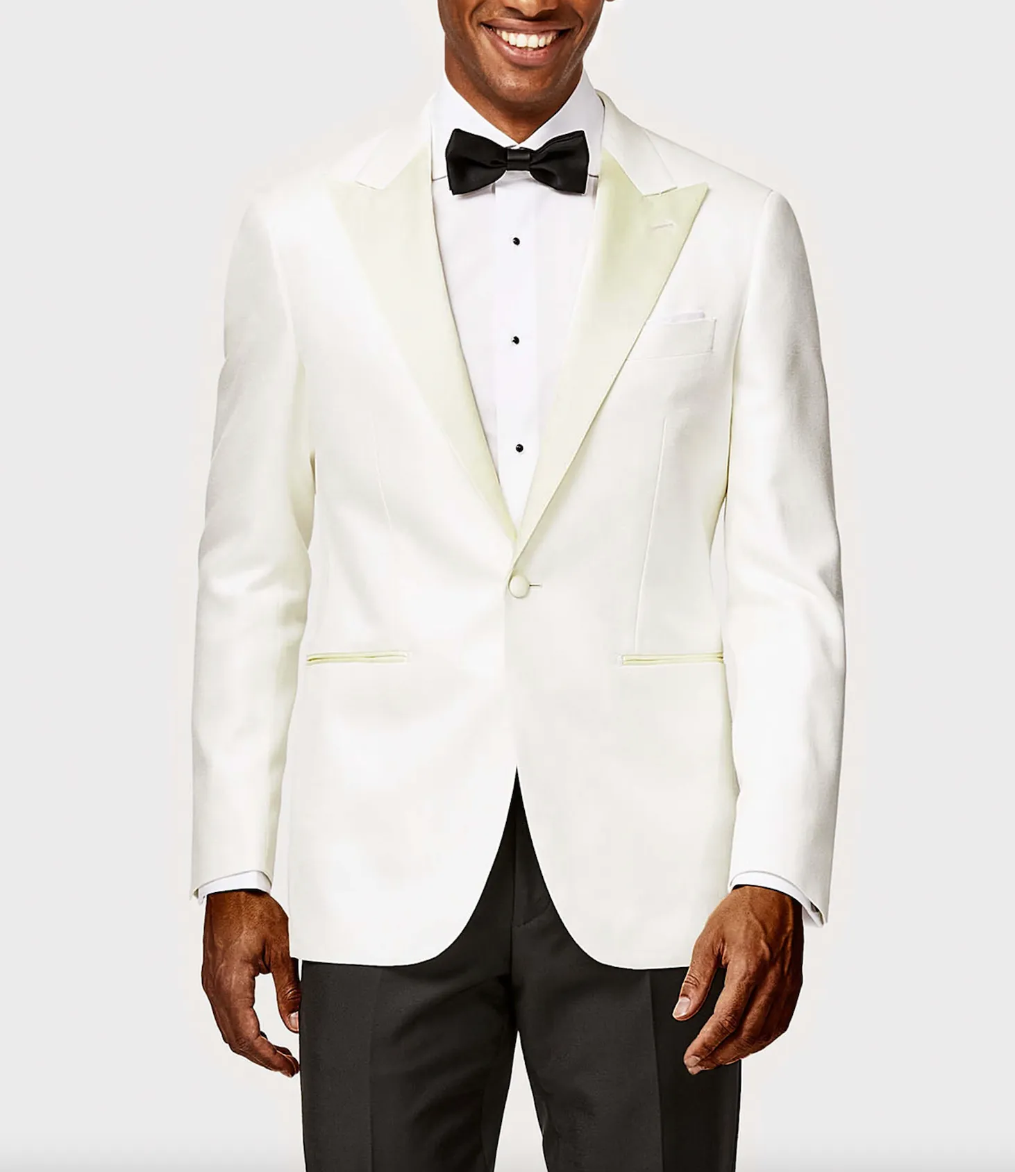 Huddersfield Off White Soft Pure Bamboo Basketweave Jacket