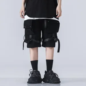 Hui Tian Gong Ye All-Black Cargo Shorts