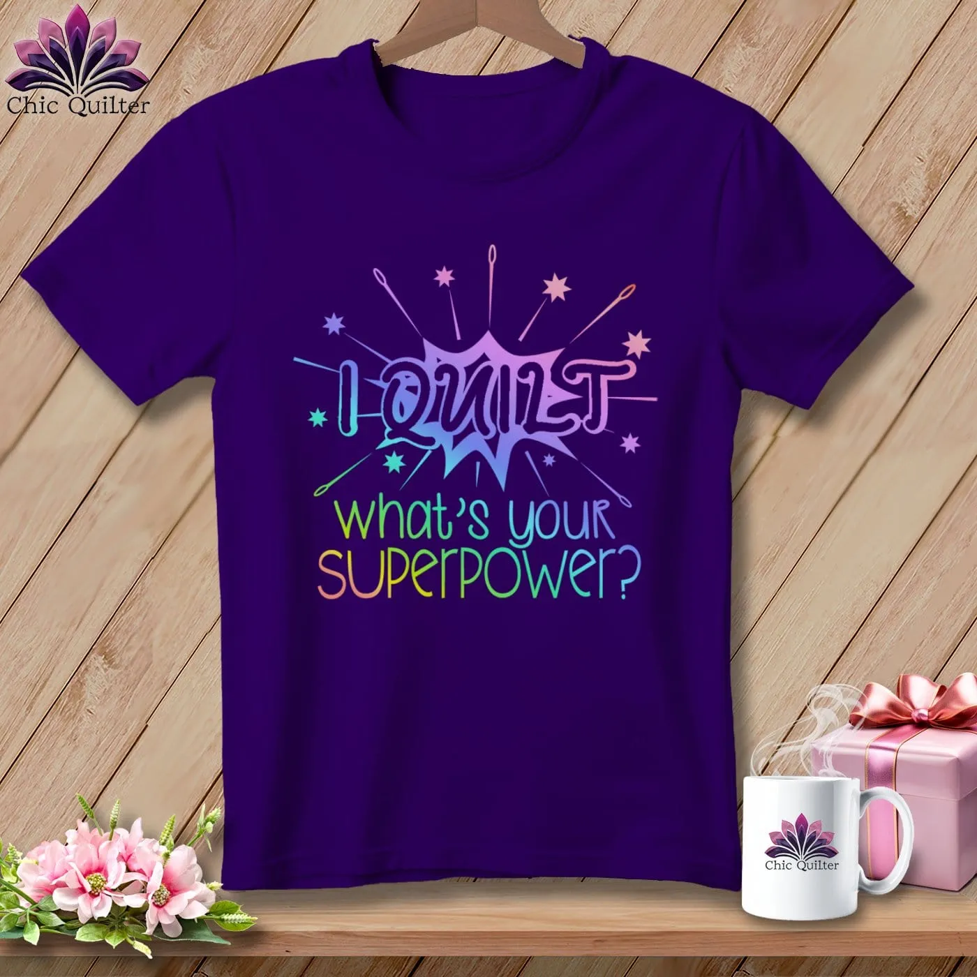 I quilt what's your superpower? ~ Relaxed Fit Tee