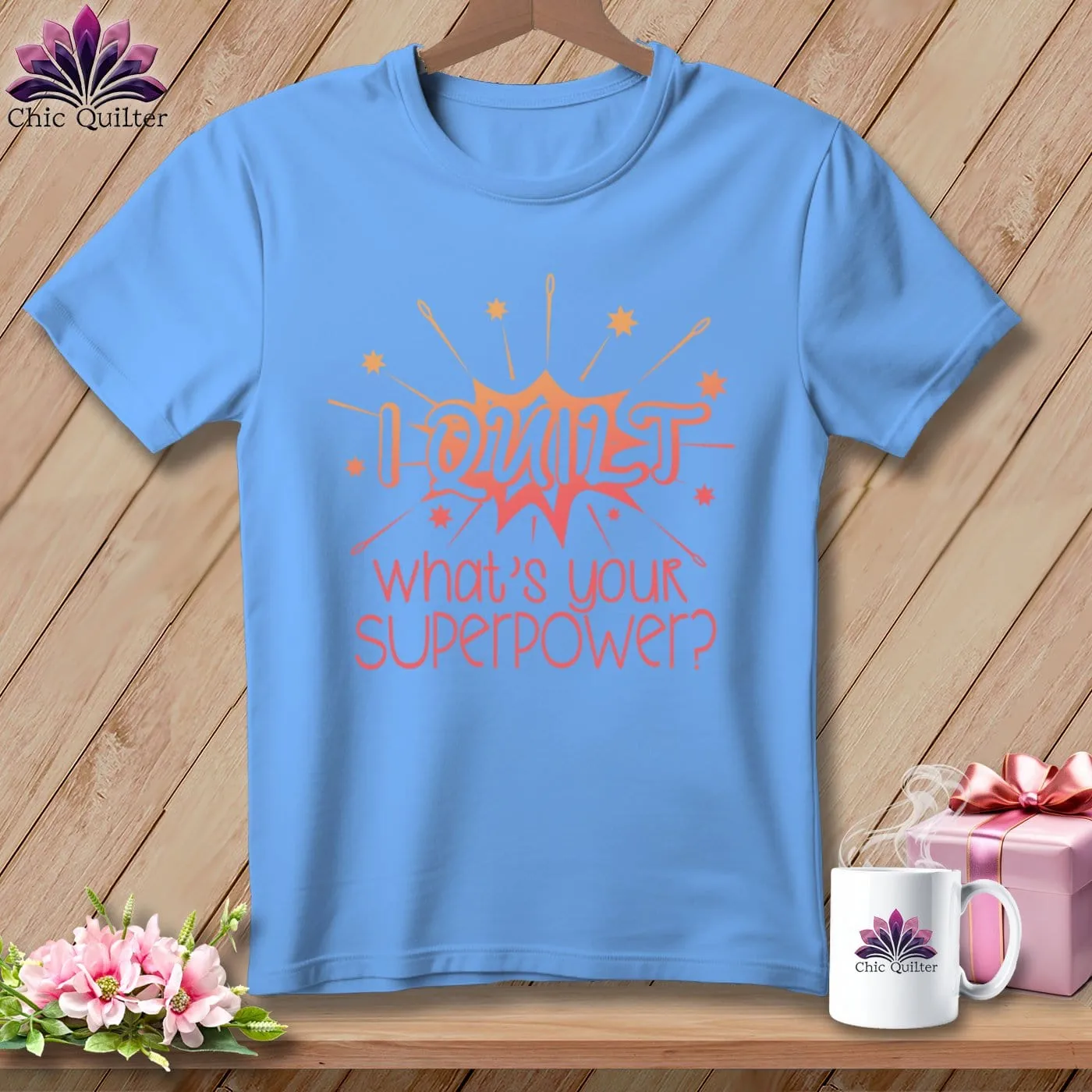 I quilt what's your superpower? ~ Relaxed Fit Tee