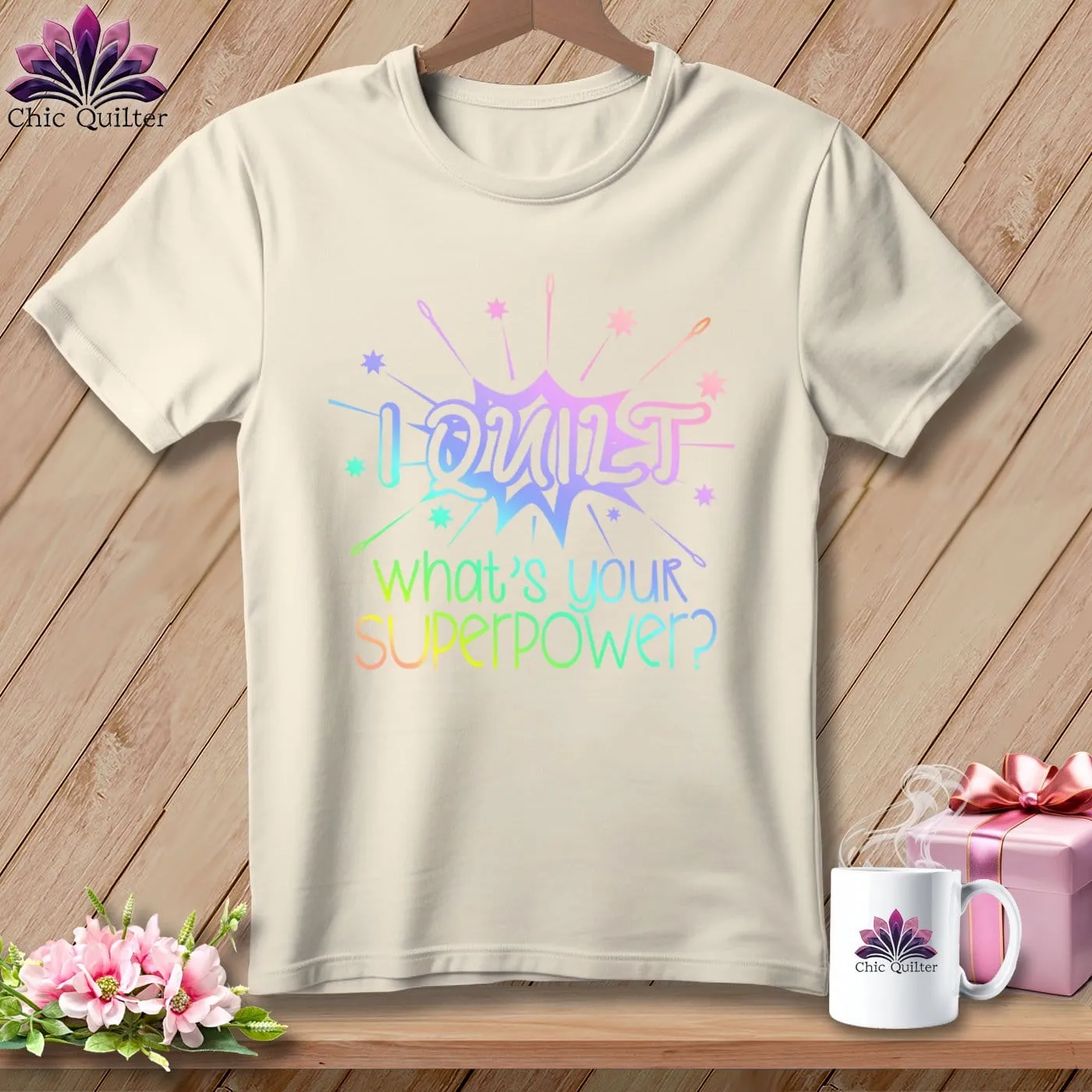 I quilt what's your superpower? ~ Relaxed Fit Tee