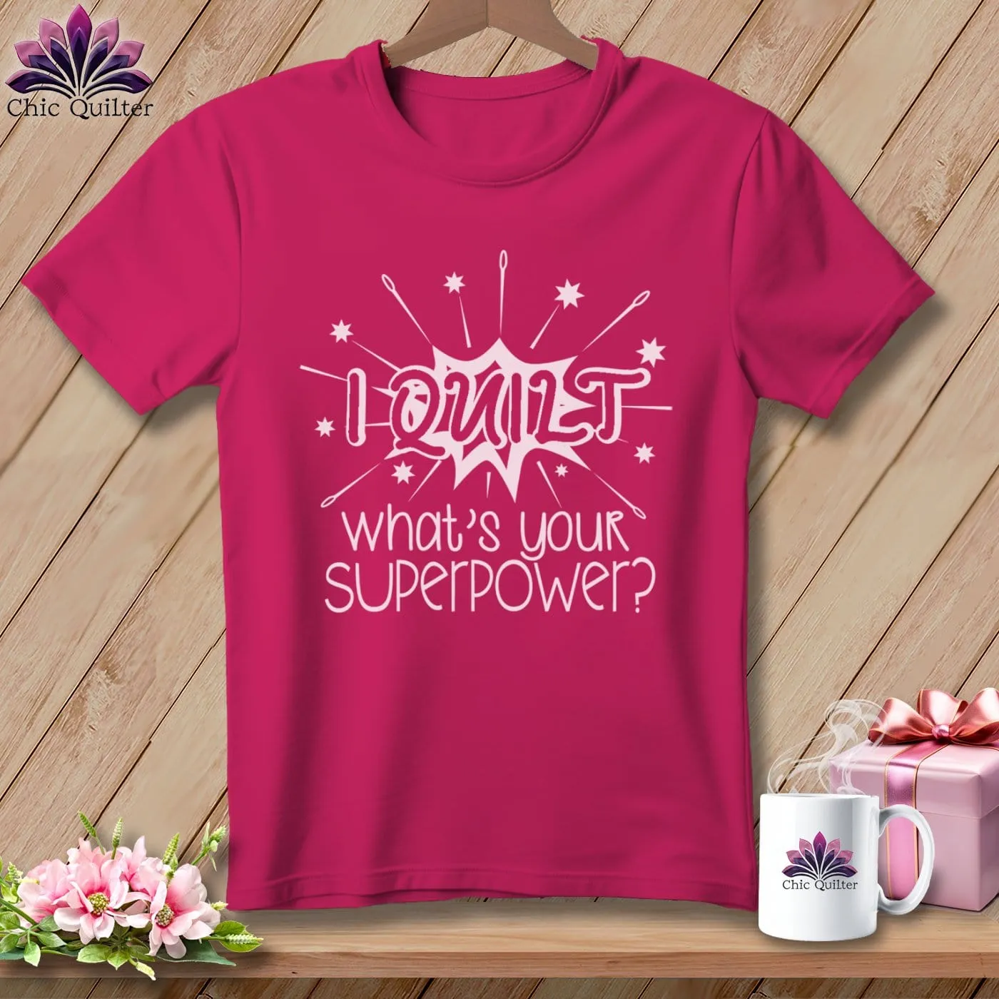I quilt what's your superpower? ~ Relaxed Fit Tee