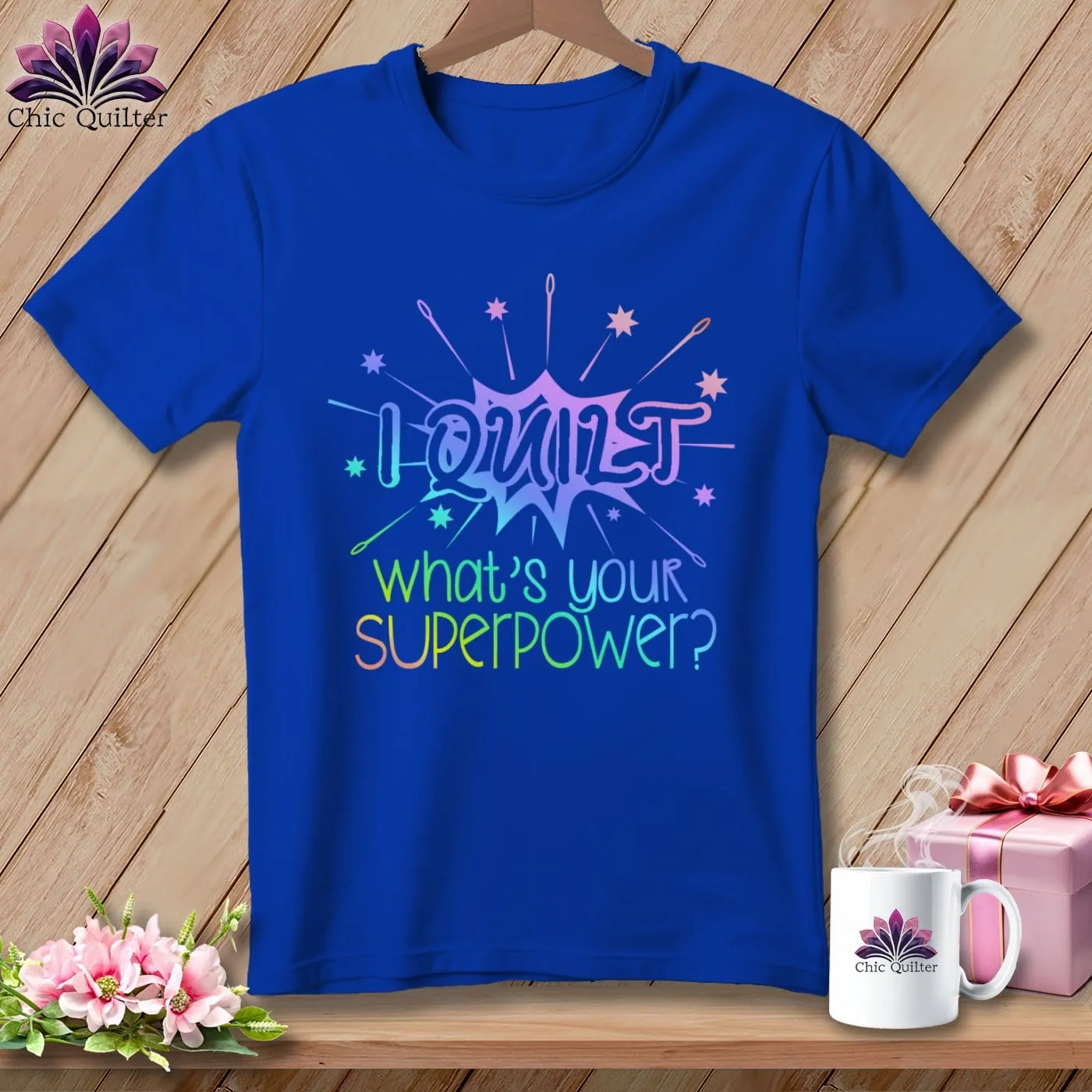 I quilt what's your superpower? ~ Relaxed Fit Tee