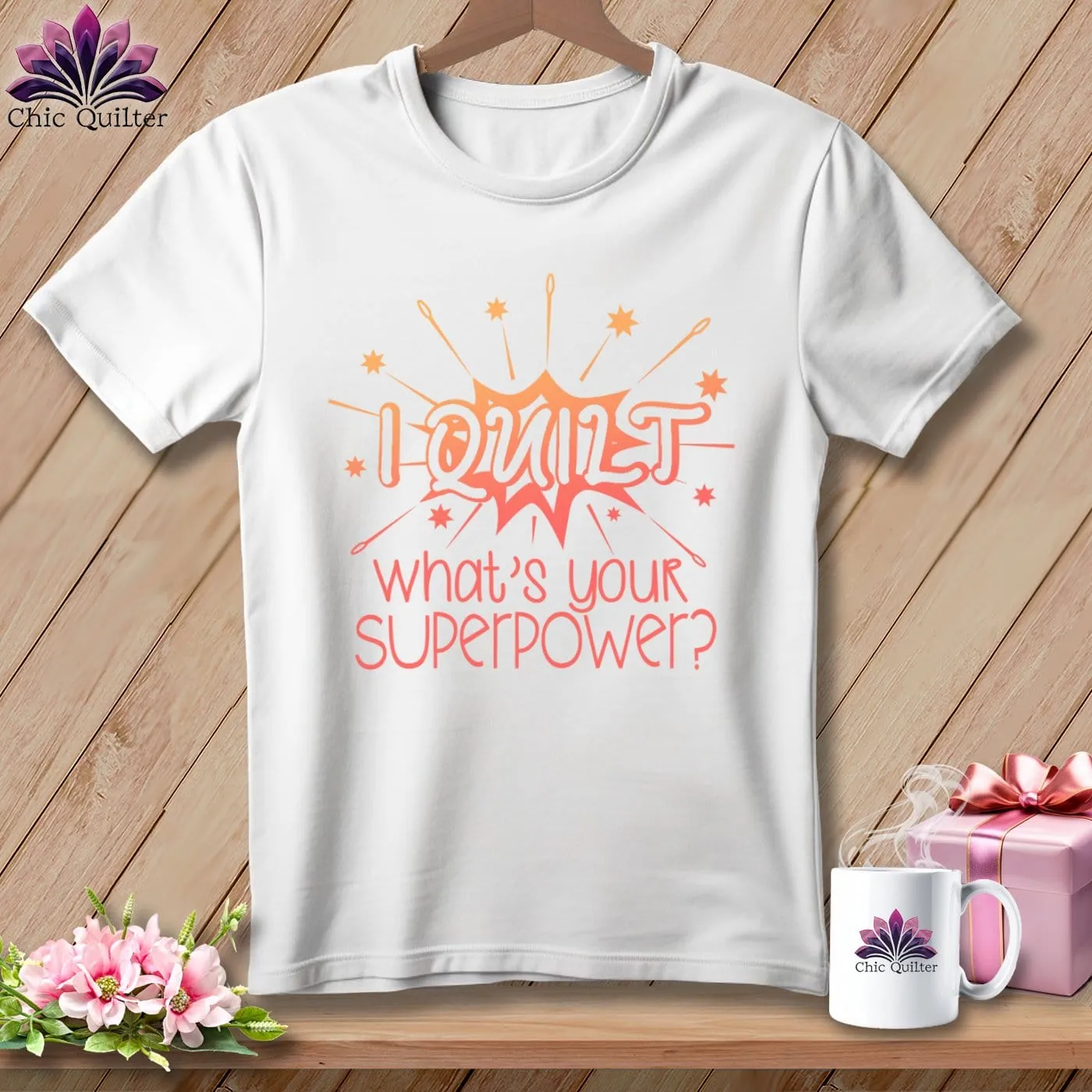 I quilt what's your superpower? ~ Relaxed Fit Tee