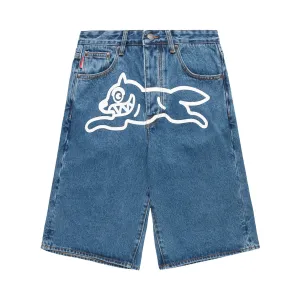 ICECREAM Men Big Boi Jean Shorts Vanilla Fit Caramel