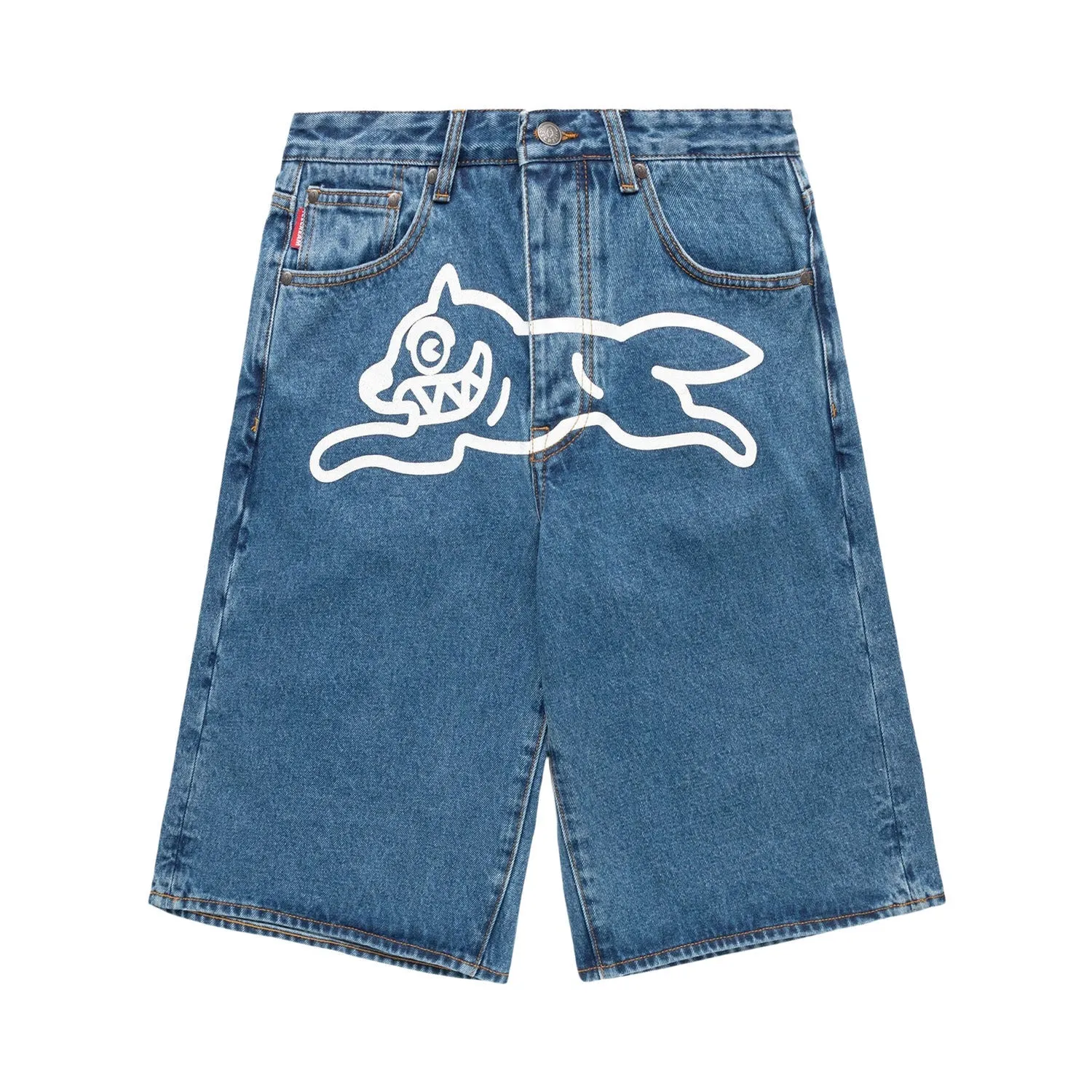 ICECREAM Men Big Boi Jean Shorts Vanilla Fit Caramel