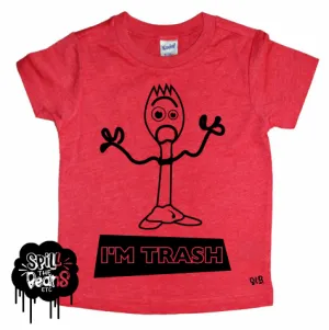I'm Trash Forky Kids Tee