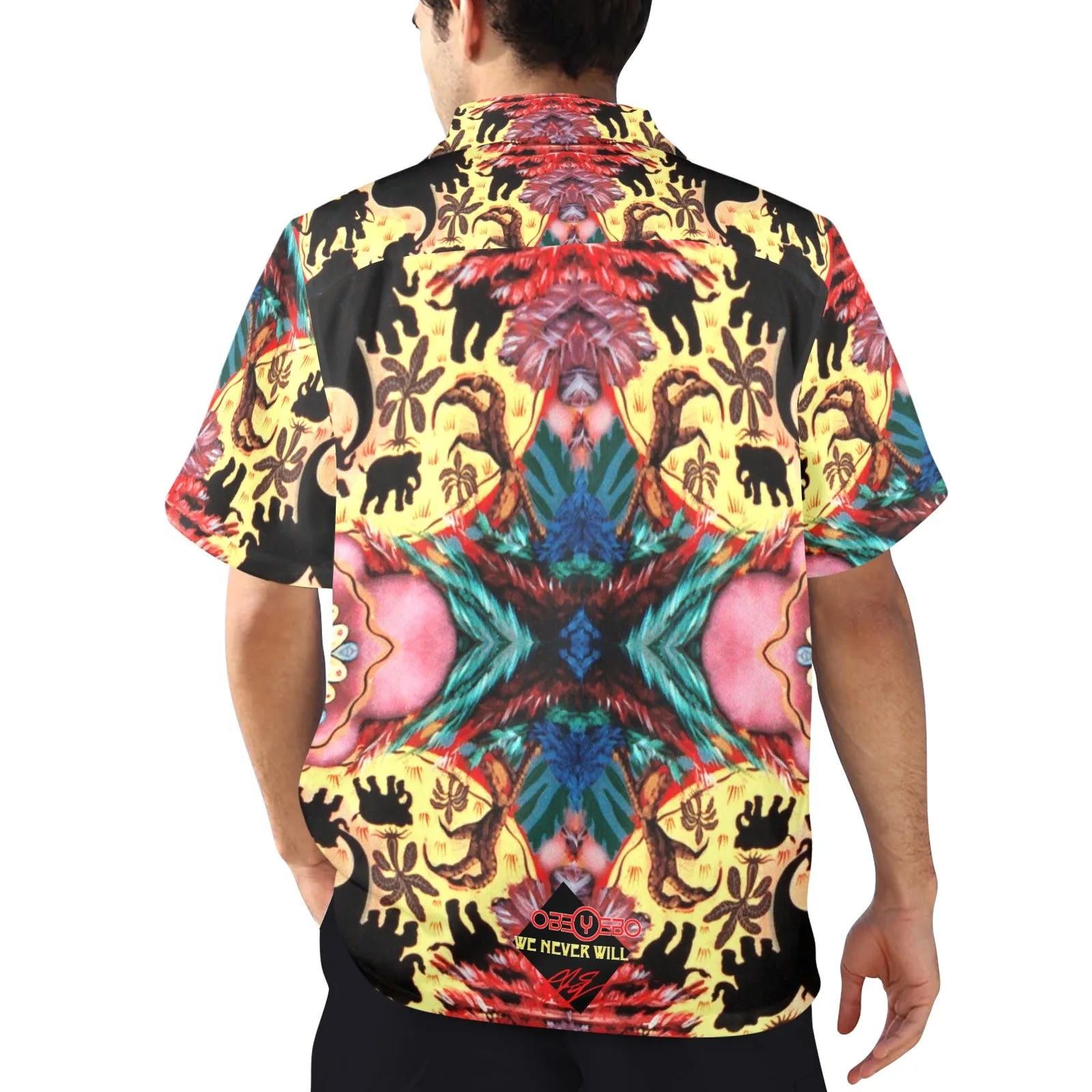 Improv Cockfight Men's Hawaiian Shirt