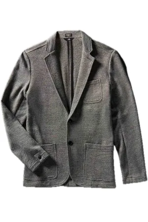 INLET KNIT BLAZER Medium Grey Melange