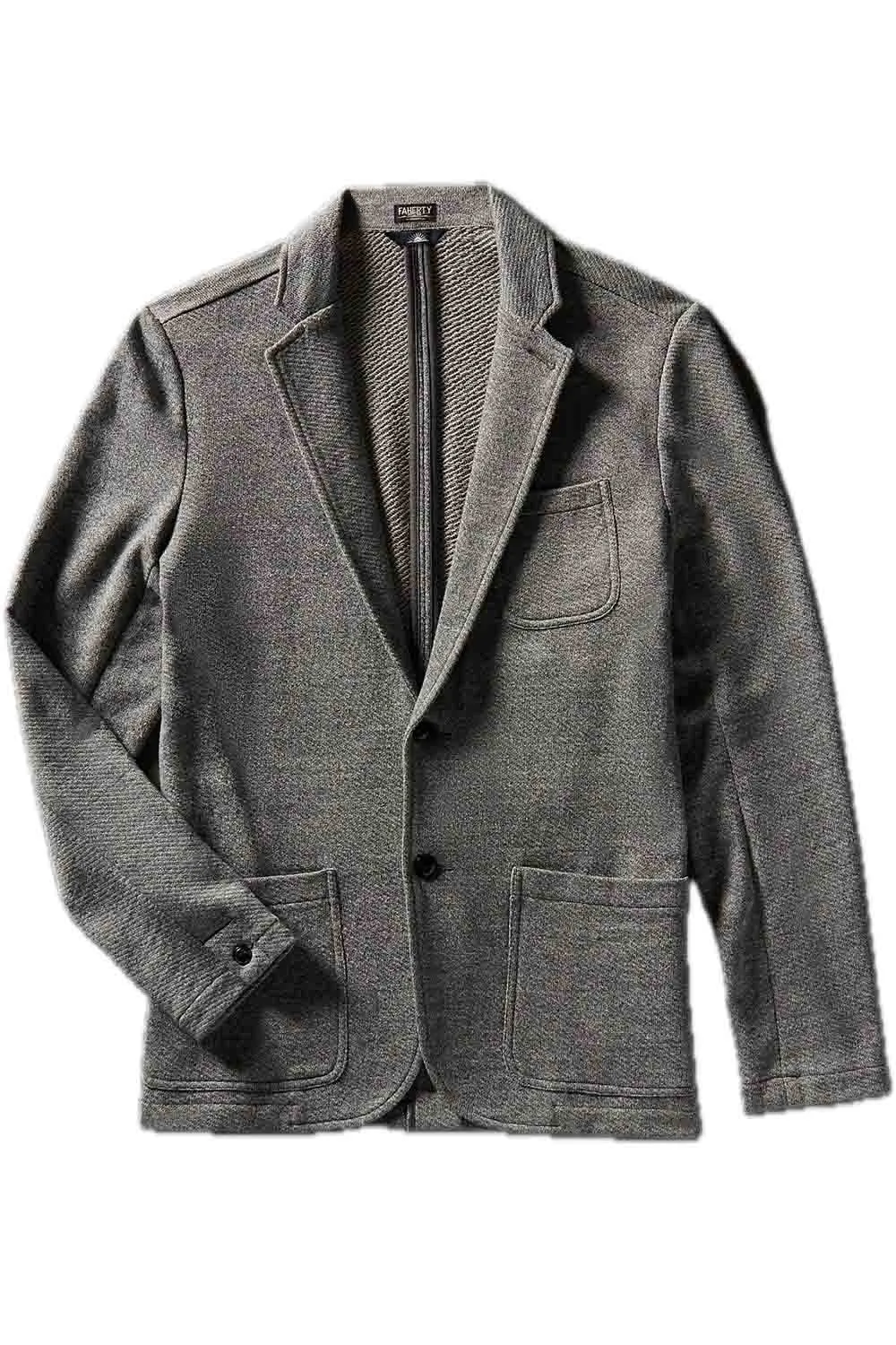 INLET KNIT BLAZER Medium Grey Melange