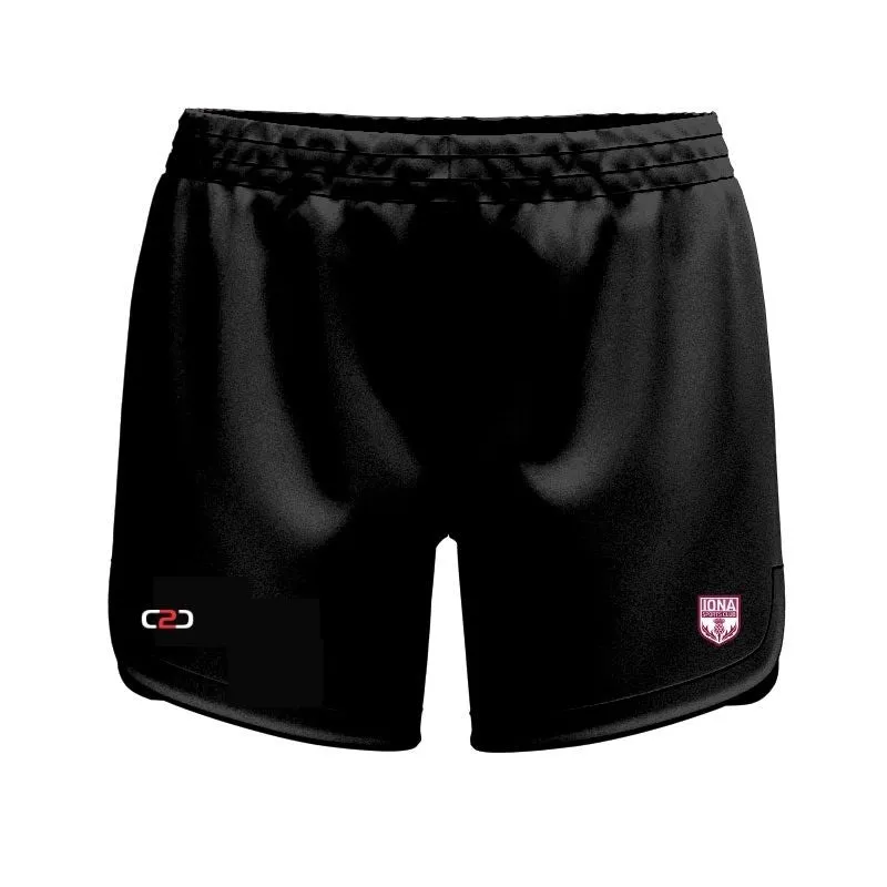 Iona Ladies Curved SlimFit HP Shorts Pro Black