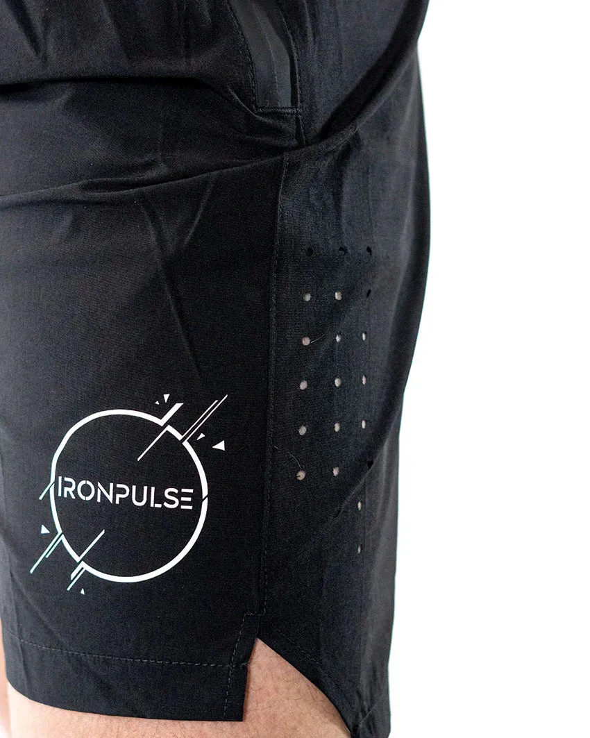 Iron Pulse Men's Black Tactical Shorts *Final Sale*