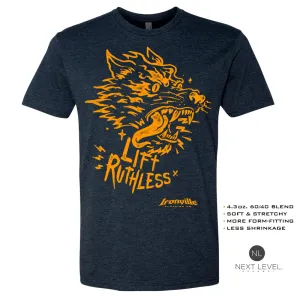 Ironville LIFT RUTHLESS Soft-Blend Fitted Gym T-shirt