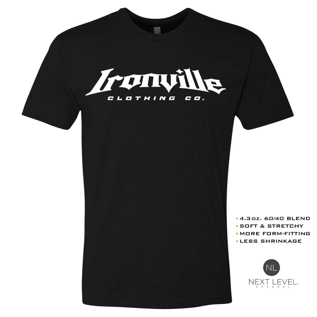 Ironville SAVAGE FEROCITY Soft-Blend Fitted Gym T-shirt