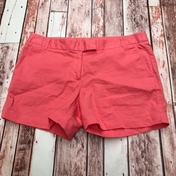 J. Crew City Fit Coral Shorts