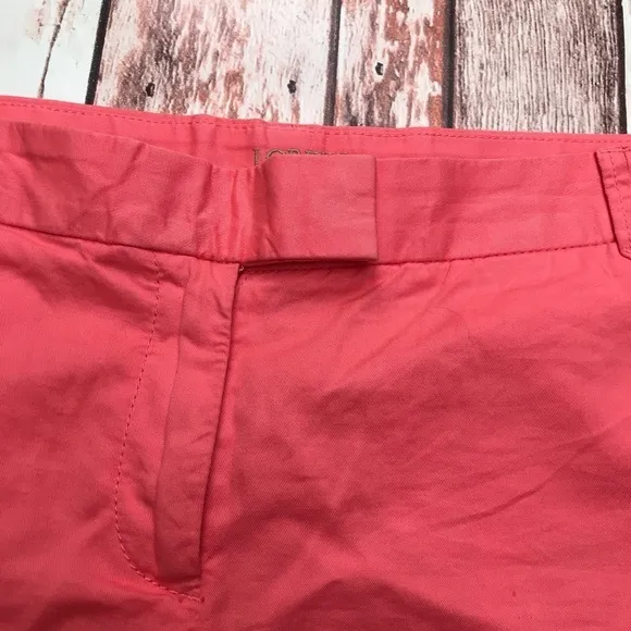 J. Crew City Fit Coral Shorts
