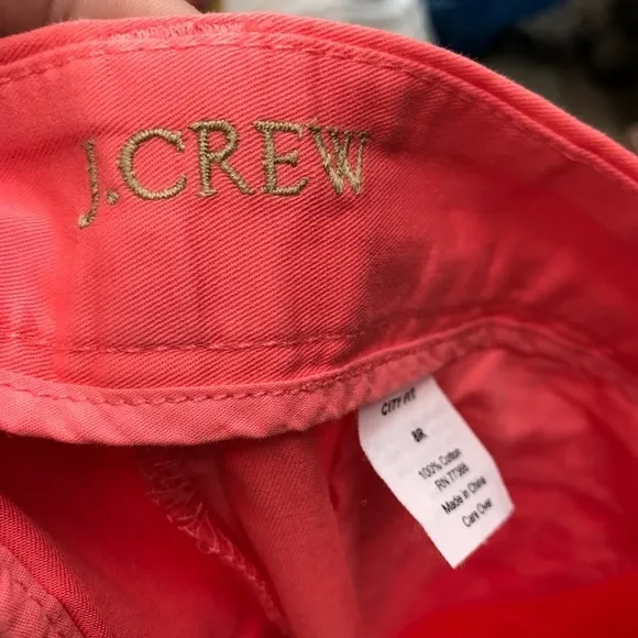 J. Crew City Fit Coral Shorts