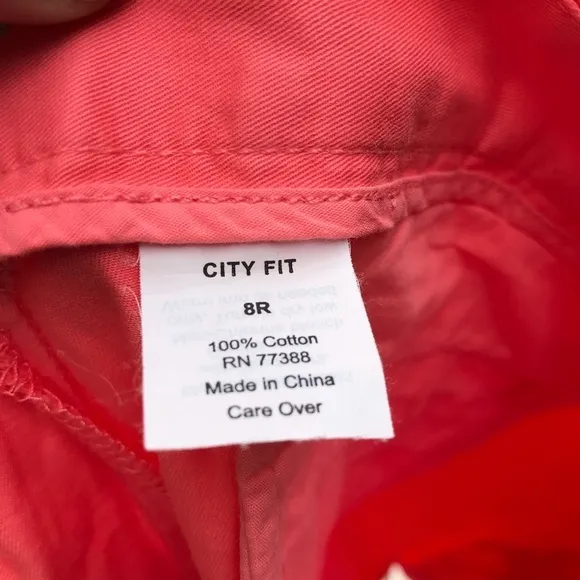 J. Crew City Fit Coral Shorts