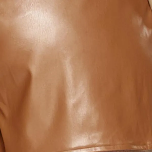 Jahira Faux Leather Shorts