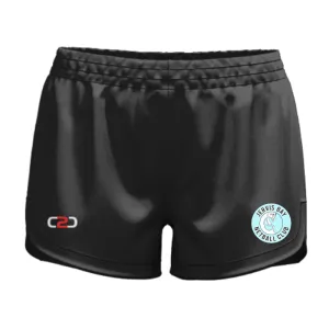 JBNC Jervis Bay Netball High Thigh SlimFit HP Shorts Black Girls/Ladies