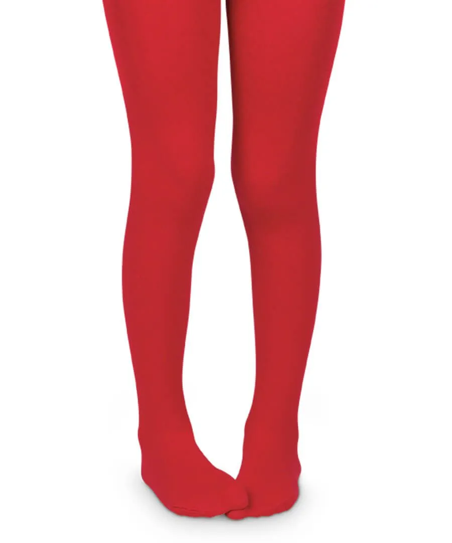 Jefferies Smooth Microfiber Tights 1 Pair - Red- 1445
