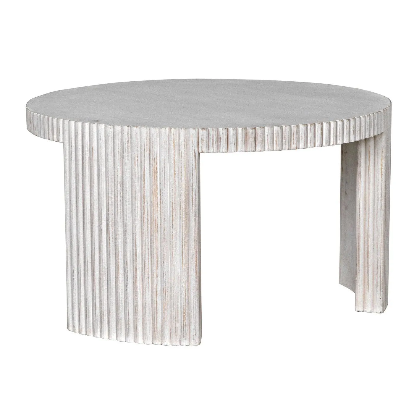Jgor Side/Coffee Table, White Wash