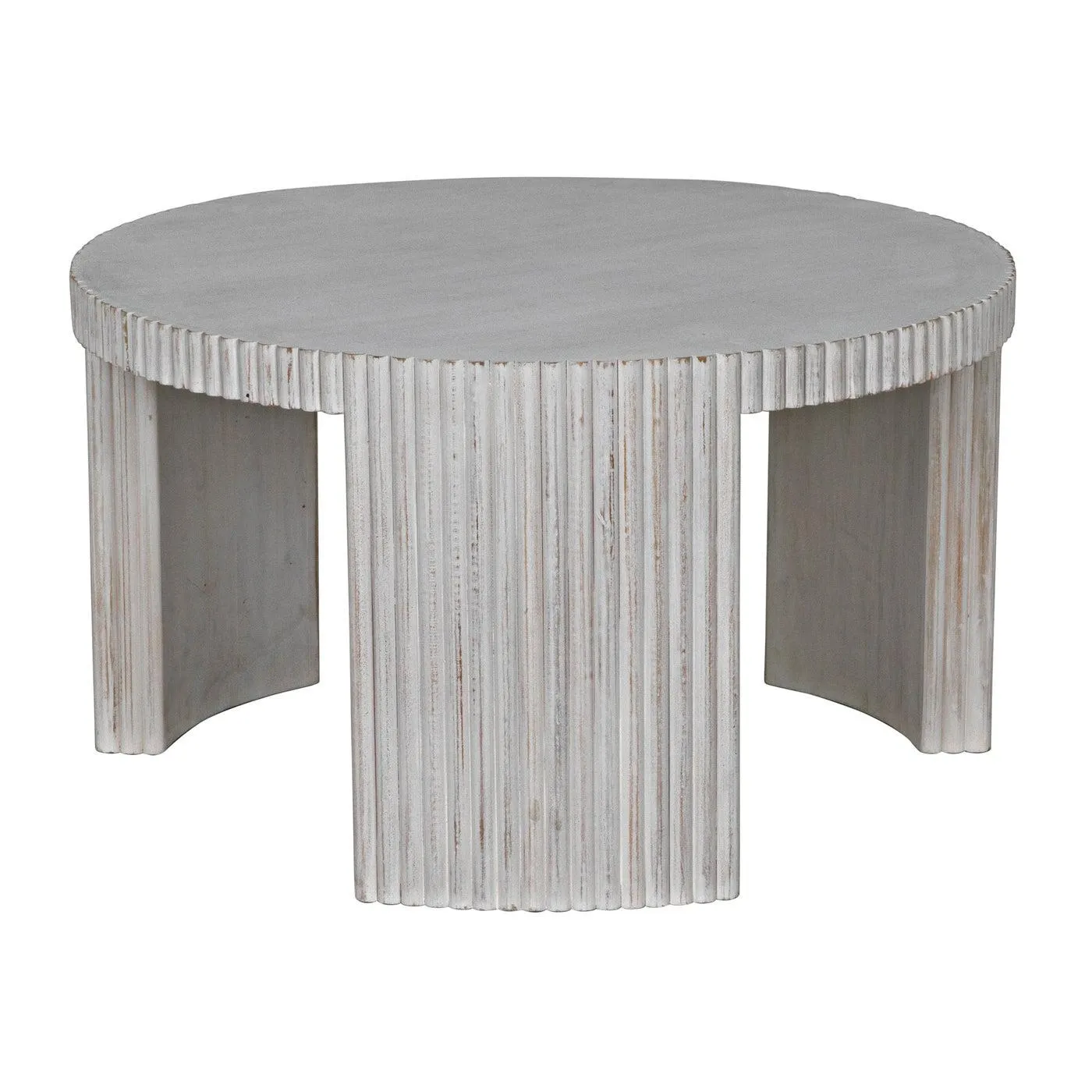 Jgor Side/Coffee Table, White Wash