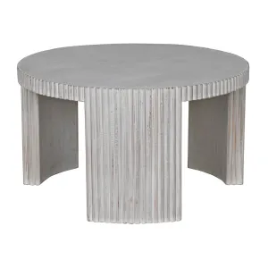 Jgor Side/Coffee Table, White Wash
