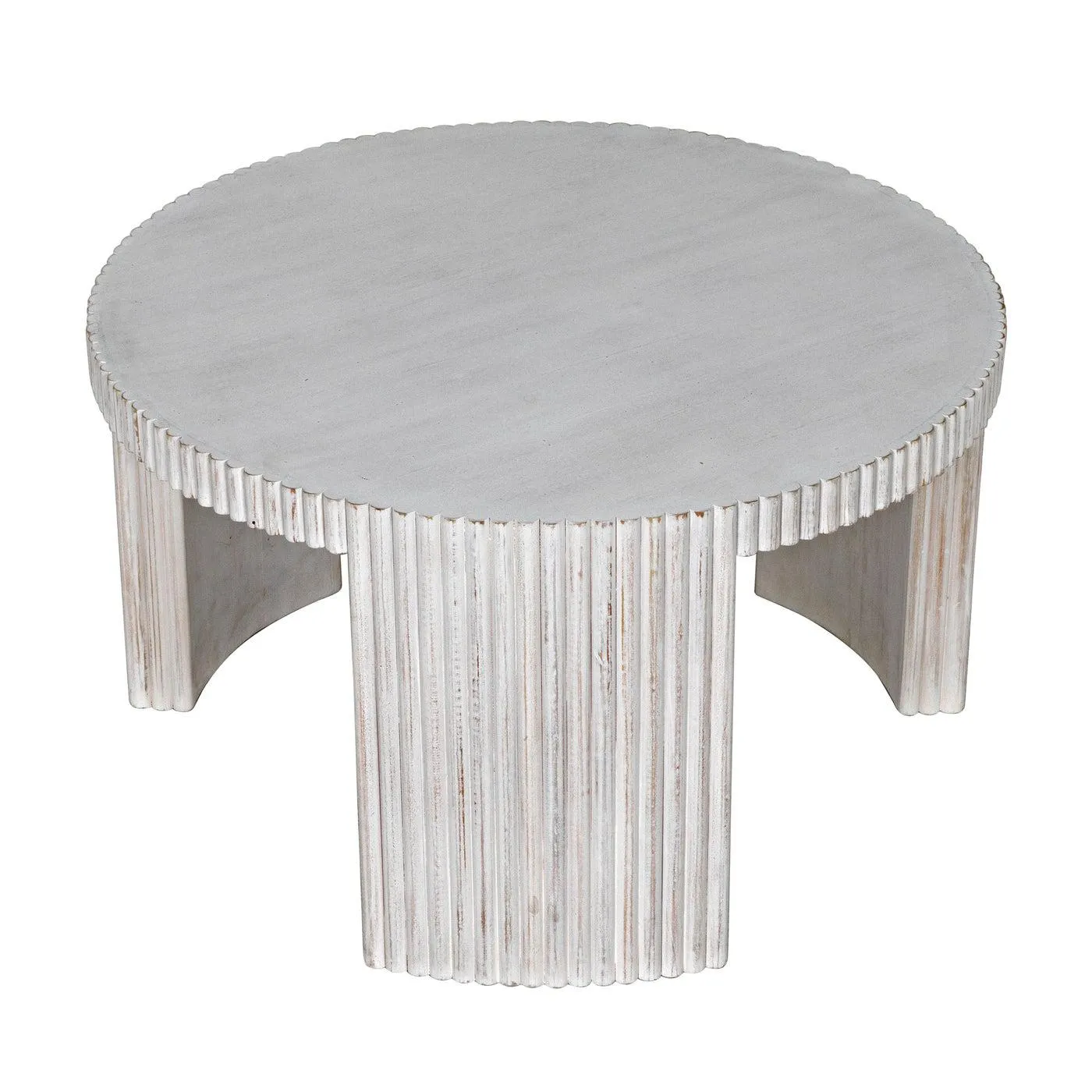 Jgor Side/Coffee Table, White Wash