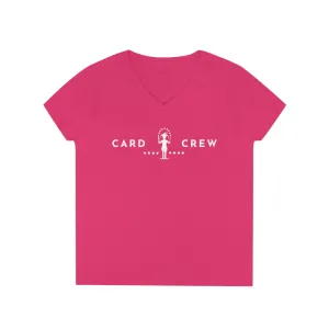 Joker and Suits - Card Crew - Ladies' V-Neck T-Shirt