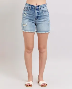 Judy Blue High Waist Destroy Shorts