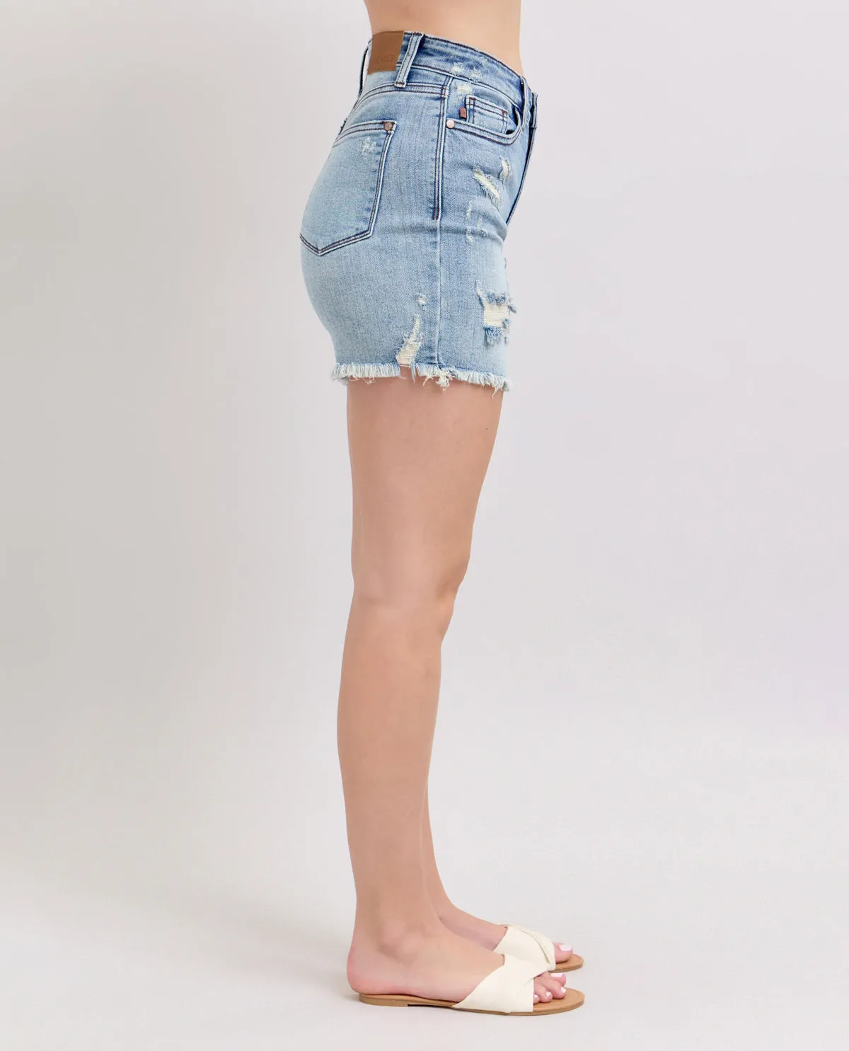 Judy Blue High Waist Destroy Shorts