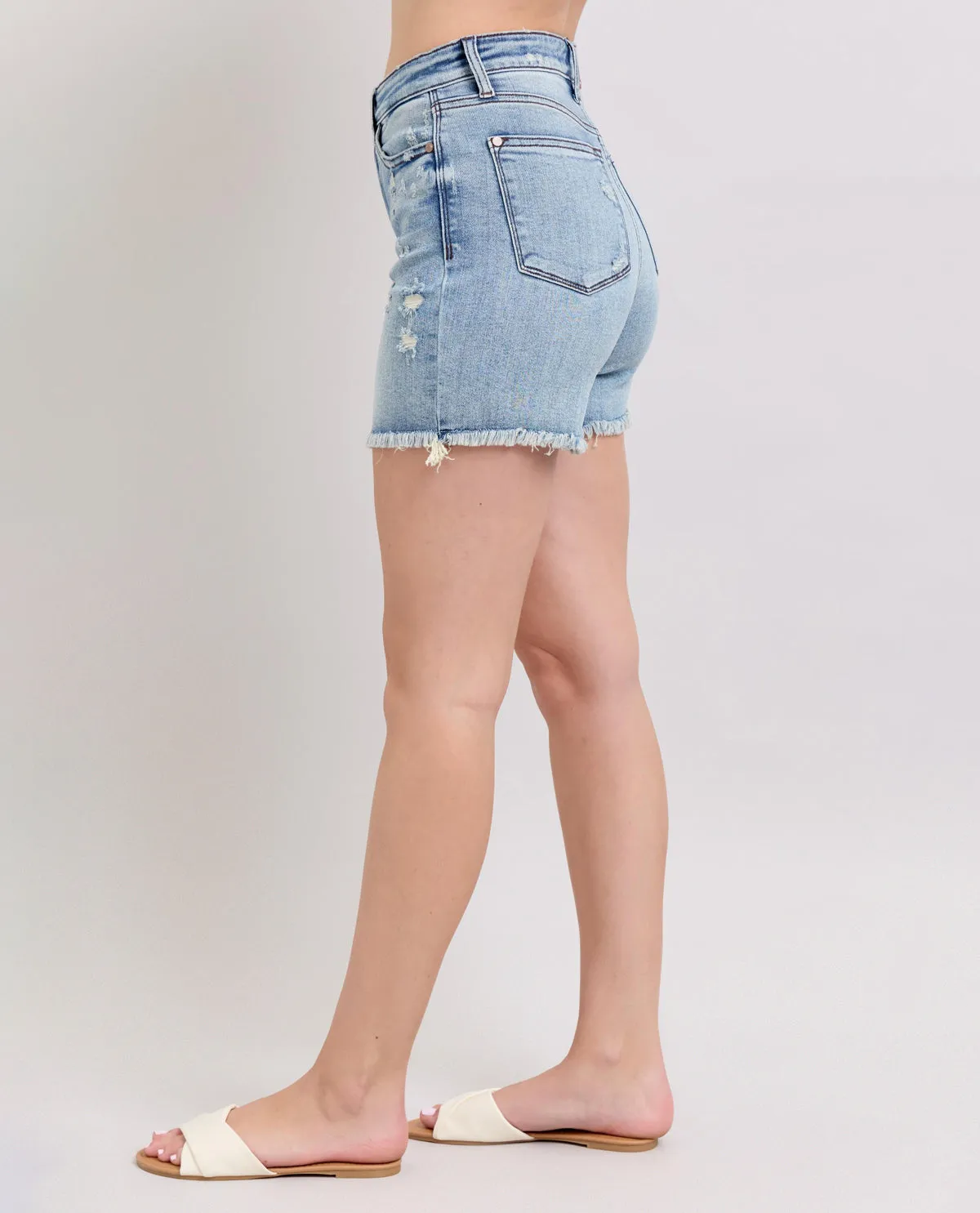 Judy Blue High Waist Destroy Shorts