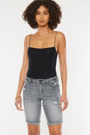 KanCan® Desi Mid Rise Bermuda Shorts