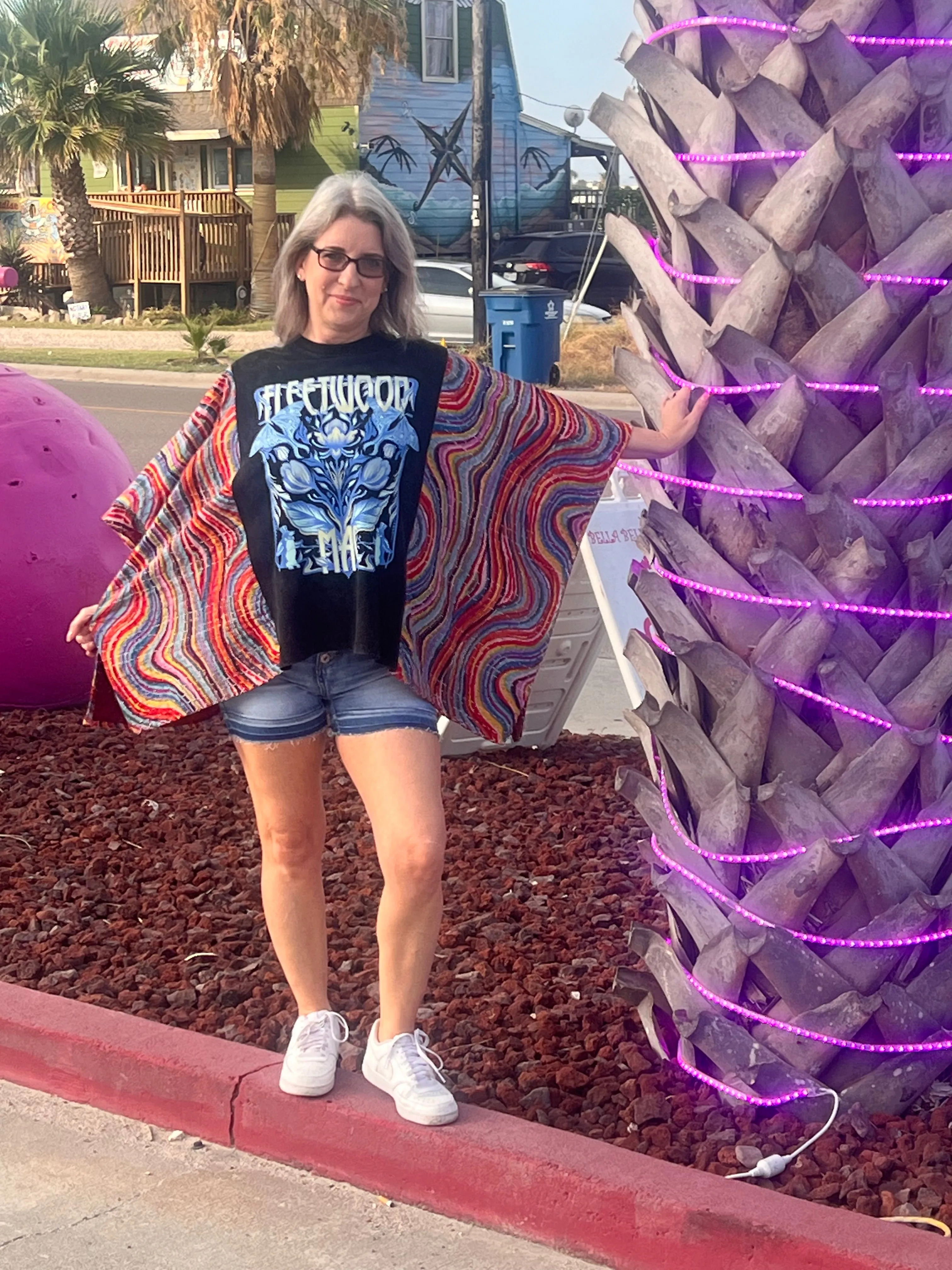 Kantha Poncho Band Tee’s - scroll to see more!