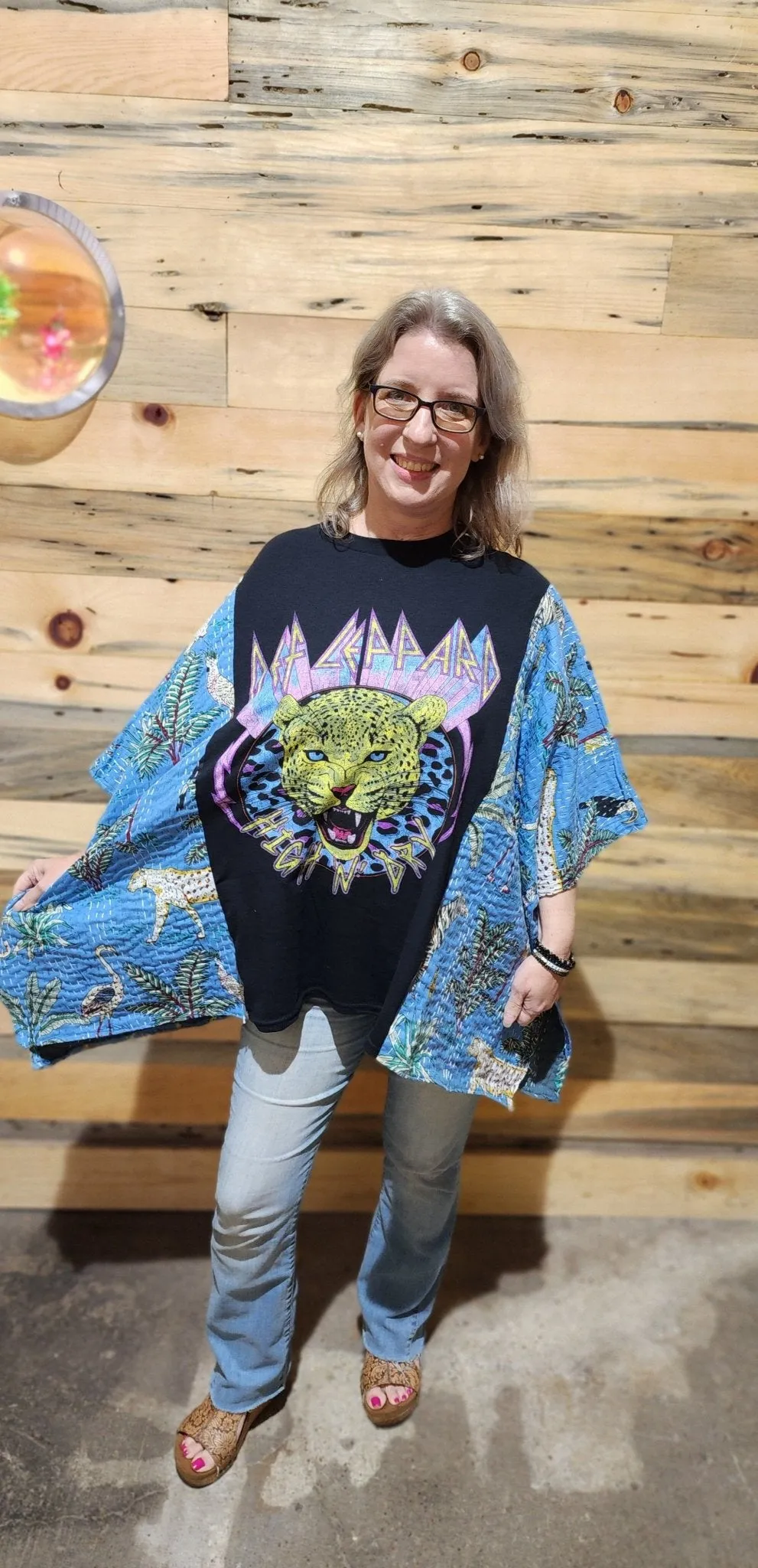 Kantha Poncho Band Tee’s - scroll to see more!